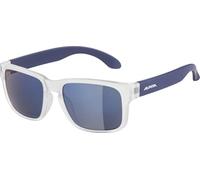 Alpina Sports Sonnenbrille Mitzo verspiegelt bruchsicher 100% UV-Schutz Kinder blau-transparent matt