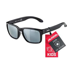 ALPINA MITZO - Verspiegelte Sonnenbrille für Kinder und Jugendliche, besonders bruchsicher für alle Abenteuer, mit UV-A-, B- & -C-Schutz
