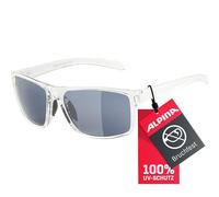 ALPINA NACAN I - Verspiegelte und Bruchsichere Sonnenbrille Mit 100% UV-Schutz Für Erwachsene, transparent gloss
