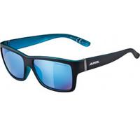 Alpina Sonnenbrille Kacey schwarz matt/blau, Glas bl, versp.,Kat.3