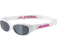 Alpina Sports Flexxy Kids Sonnenbrille (410 white/dots, Ceramic, Scheibe: black (S3))