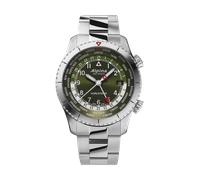 Alpina Startimer Pilot Worldtimer AL-255GR4S26B - Herren - 41 mm - Analog - Quarz - Saphirglas