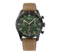 Alpina Startimer Pilot Chrono Big Date Herrenchronograph Grün (AL-372GR4FBS26)