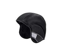 ALPINA Winter Cap Kids - Atmungsaktive, Microfaser Fleece Unterziehmützepassend für XIMO, XIMO Flash & XIMO LE Für Kinder, Black, M