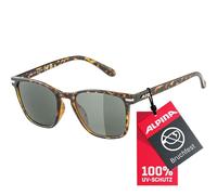 ALPINA YEFE - Verspiegelte und Bruchsichere Sonnenbrille Mit 100% UV-Schutz Für Erwachsene, havanna gloss, One Size