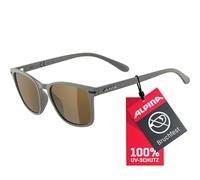 ALPINA YEFE - Verspiegelte und Bruchsichere Sonnenbrille Mit 100% UV-Schutz Für Erwachsene, moon-grey matt, One Size