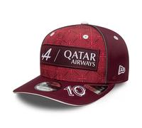 New Era Alpine F1 Racing x Qatar Pierre Gasly Dark Red 9FIFTY Snapback Cap Zweifarbig Curved Visier, dunkelrot, M/L