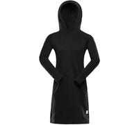 ALPINE PRO OLEBA Sweatkleid für Damen, schwarz, größe M-L