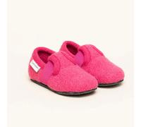 Alpine Runner Kinder Hausschuhe aus Wolle | Filzhausschuh | Kindergarten | Farbe pink | Größe 28 raspberry 28