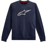 Alpinestars Ageless Crew Sweatshirt, Größe L, Marineblau/Grau