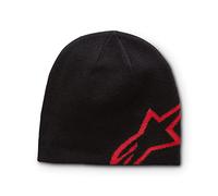 Alpinestars, Corp Shift Beanie, Deckel, Schwarz Rot, Os, Unisex-Erwachsener, Einheitsgröße