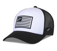 Alpinestars Flag Snap Hat weiß-schwarz