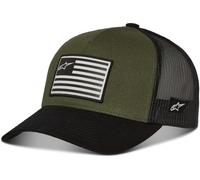 Alpinestars, Flag Snapback, Baseball Kappe, Militär/Blk, Os, Mann, Einheitsgröße