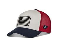 Alpinestars Flag Snapback Trucker Hat Baseballkappe Herren mit hinten Schnappverschluss Einheitsgröße