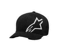 Alpinestars, Corp Shift 2 Flexfit, Baseball Kappe, Schwarz-Weiss, 23X, Mann