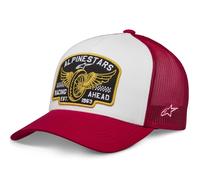 Alpinestars Heritage Patch Trucker Cap Rot Mann