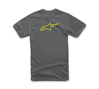 Alpinestars Herren Ageless Classic Tee T-Shirt, Kohle / Hi Schrauben Gelb, XL EU