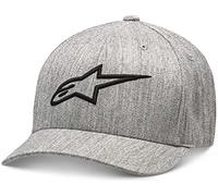 Alpinestars Herren Ageless Curve Hat Baseball Kappe, Grey Heather / Schwarz, L-XL EU