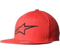 Alpinestars Herren Baseball Kappe Ageless Flat Hat, Rot Schwarz, S/M, 1035-81015