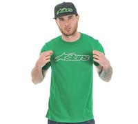 Alpinestars Herren Blaze Tee T-Shirt, Grün (Kelly Green/Grey), Medium