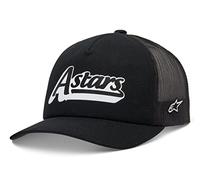 Alpinestars Herren Delivery Trucker Hat Baseball Cap, Schwarz/Schwarz, Einheitsgröße