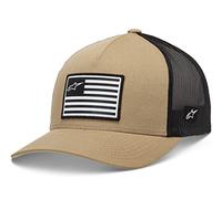 Alpinestars Herren Flag Snapback Baseball Cap, Sand/Schwarz, Einheitsgröße EU