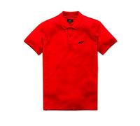 Alpinestars Herren Kurzarm Polo klassisch Geschnittener steppstoff, red, XXL, 1038-41000
