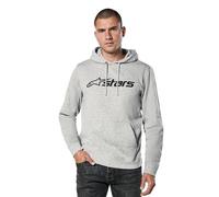 Alpinestars Herren Original Logo Kapuzenpullover, Grau Melange/Schwarz, L EU