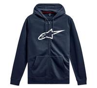 Alpinestars Herren Original Logo Kapuzenpullover, Marineblau/Weiß, XXL EU