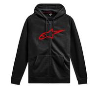 Alpinestars Ageless V3 Zip Hoodie, schwarz-rot, Größe M