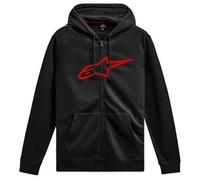 Alpinestars Herren Original Logo Kapuzenpullover, Schwarz/Rot, XXL EU
