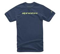Alpinestars Herren Original Logo Kurzarm T-Shirt mit Rundhalsausschnitt
