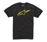 Alpinestars Herren T-Shirt Ageless Classic Tee, Black/Yellow, XXL, 1032-72030