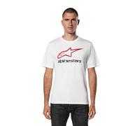 Alpinestars Herren T-Shirt Always 2.0 Csf Tee Kurzarmshirt für Männer mit Rundhalsausschnitt Weiß/Rot/Schwarz XXL