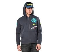 Alpinestars Herren Variegate Hoodie Sportliches Sweatshirt mit Kapuze Sweat Hood Kapuzenpullover, Dunkelgrau, M