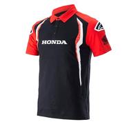 Alpinestars Honda Polo Shirt (Black/Red,XL)
