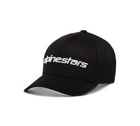 Alpinestars, Linear, Baseball Kappe, Schwarz-Weiss, S/M, Mann