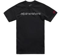 Alpinestars Linear Wordmark 2.0 T-Shirt, schwarz-grau, Größe XL für Männer