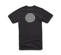 Alpinestars, Oscar Spiral, Kurzarm-Shirt, Schwarz-Weiss, L, Mann