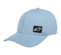 Alpinestars Pivot Cap Basecap Baseballcap Fullcap Damen/Herren - mit Schirm, Hinten geschlossen Frühling-Sommer Herbst-Winter Frühjahr Sommer Herbst Winter - L/XL (58-61 cm) blau
