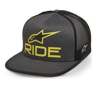 Alpinestars Ride 4.0 ER Kappe grau-schwarz-gelb