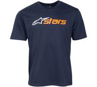 Alpinestars T-Shirt „Blaze 2.0“ in Blau mit Logo-Print M