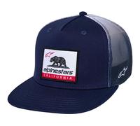 Truckerkappe Alpinestars Cali Gradient Marineblau/WeißEinheitsgröße Marineblau,Weiß