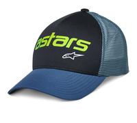 Alpinestars Vital Trucker Kappe schwarz-blau-grün