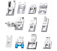 Alrens 11 STK Nähmaschinen Zubehör Multifunktions Nähfuß, Nähfuß Saumfuss Für Nähmaschine, Nähmaschine Haushalts Nähfüsse Presser Foot Für Nähmaschine Von W6, Brother, Singer, Privileg