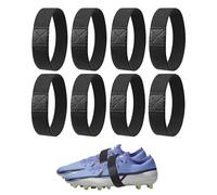 Alriedy 8 Stück Schnürsenkel Fixierband Kinder,Schnürsenkel Fixierband Anti,Loose Band Fußballschuhe Reißfeste Fixierband Für Fußballschuhe, Stretching Band Verhindert Schleifenlösung