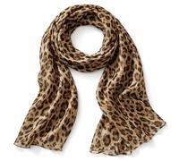 Alster Herz Premium Seidenschal Damen aus 100% reiner Seide - Elegantes Halstuch 176x110 cm - Leichter Schal Frühling Sommer Herbst Stilvolles Mode Accessoire - Geschenk Frauen