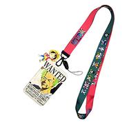 ALTcompluser Anime One Piece Lanyard Kartenhalter, Ausweishülle mit Band, ID Kartenhalter Ausweis Kartenhülle mit Keyholder Schlüsselband für Schlüsselanhänger, ID Card, Ausstellung(Zorro Wanted)