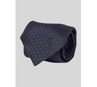 altea Seidenkrawatte mit Strukturmuster Modell 'Gange' in Marine, Größe 1