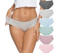 ALTHEANRAY Cotton Underwear Women's Seamless Briefs Women's Hipster Underwear for Women Panties Women's Multipack（EU3028XL-SummerCoolColor）